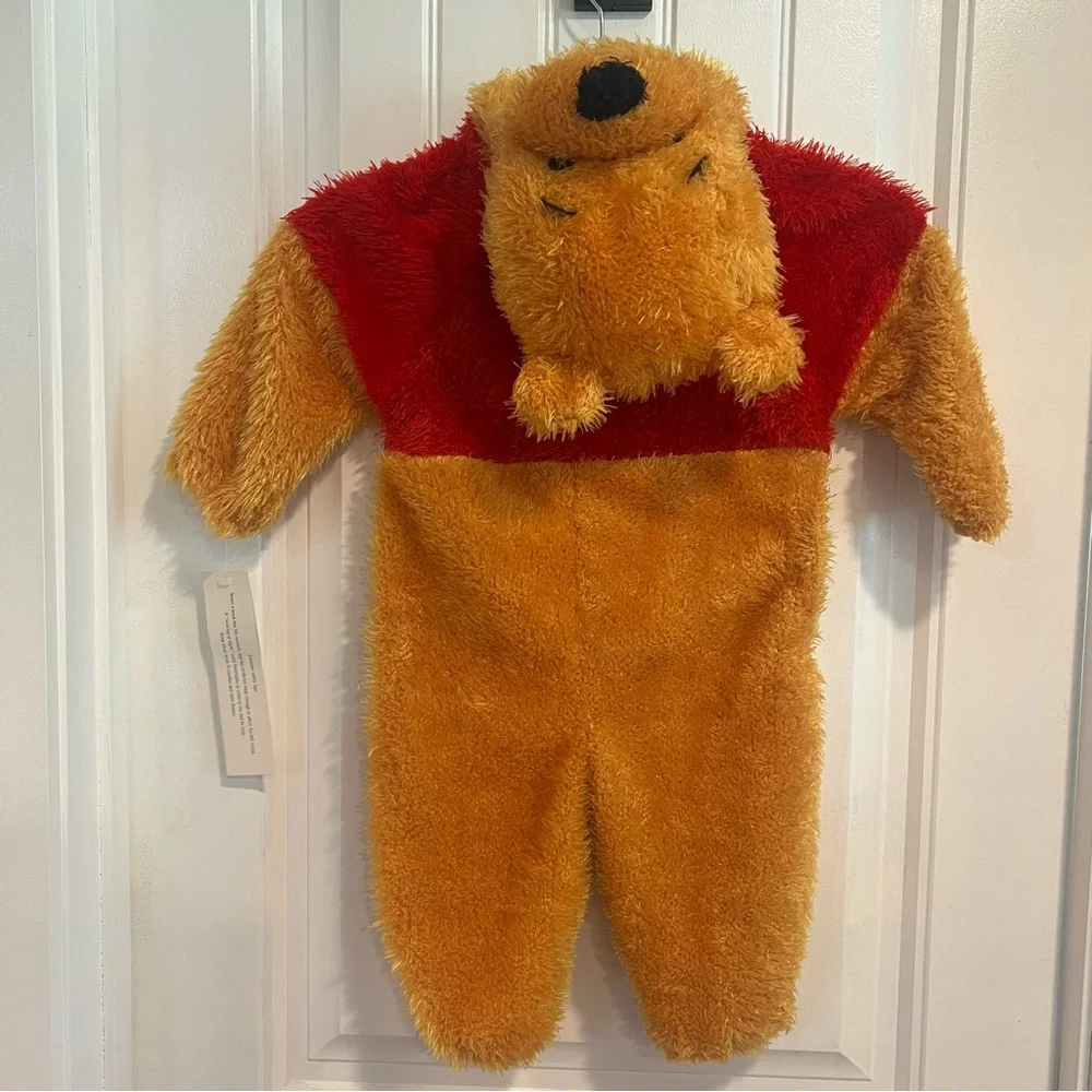 Disney Winnie the Pooh Plush Bear Costume in‎ Red and Tan. Size 12 Months. NWT. - Picture 3 of 12